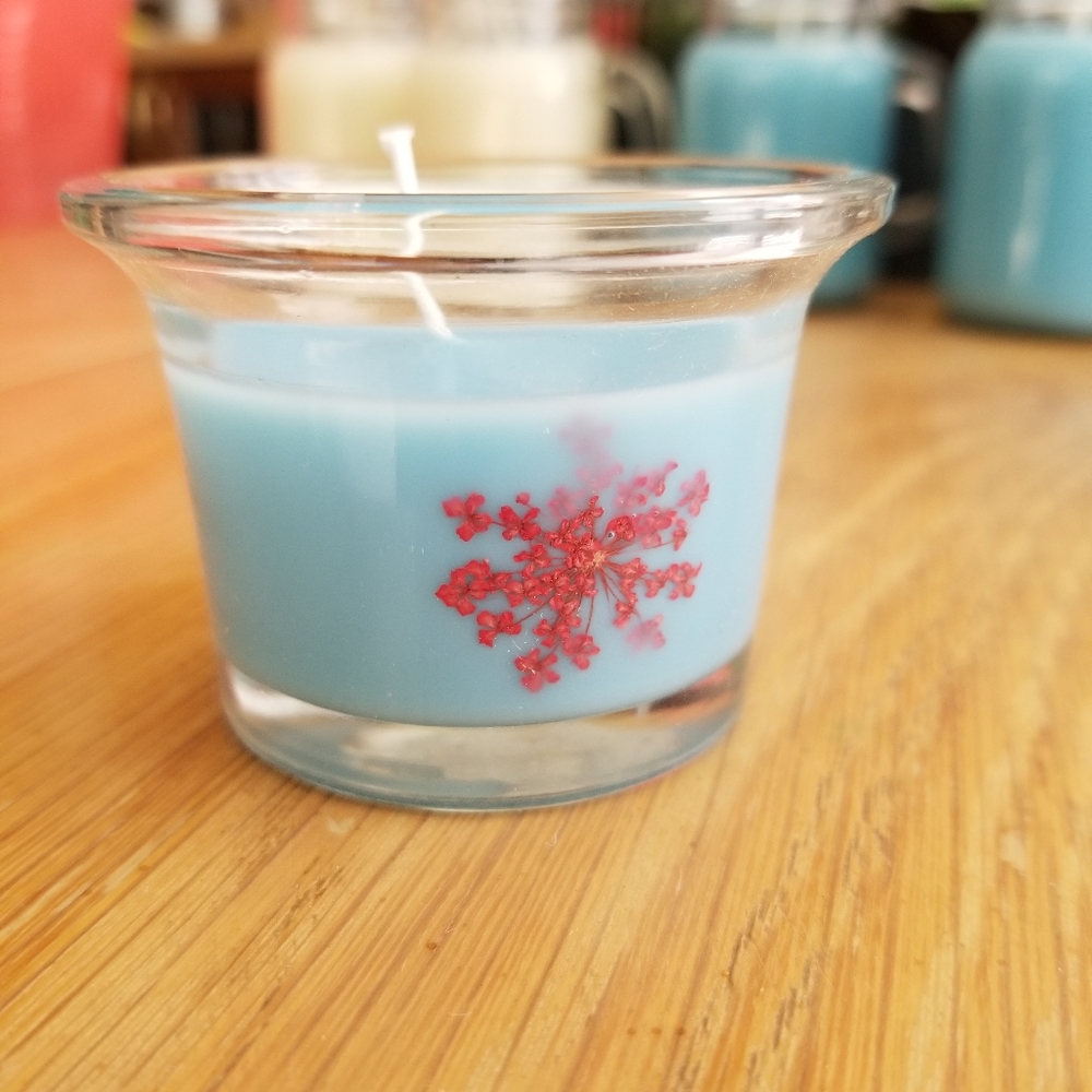 Strawberry shortcake candle